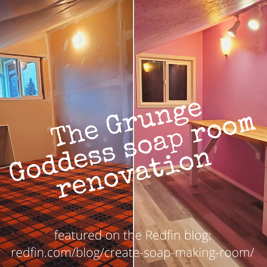 My soap room renovation featured on Redfin